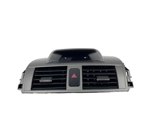SQOGJSGZ Klimaanlage Entlüftung Für Toyota Für Corolla Für Altis 2007-2013 Uhr Power Kabel Notfall Schalter Kabel Auto Klimaanlage AC Vent Outlet Panel Klimaanlagendüsen(Gray Style B) von SQOGJSGZ