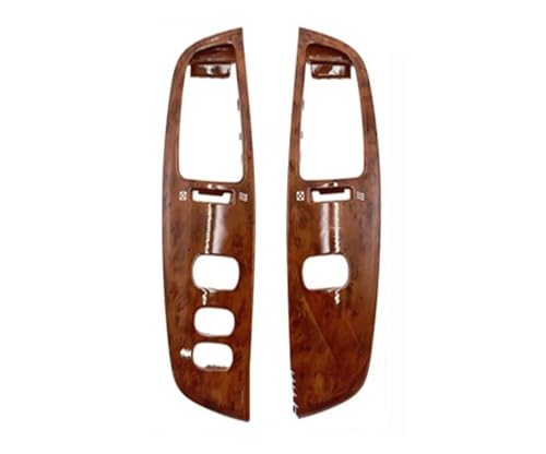 SQOGJSGZ Klimaanlage Entlüftung Für Toyota Für Land Für Cruiser 100 LC 100 FJ 100 Ujz 100 1997-2007 Innen Air Vent Steckdose Dashboard Air Vent Panel Klimaanlagendüsen(Wood A Panel) von SQOGJSGZ