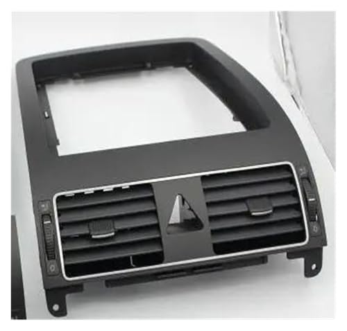 SQOGJSGZ Klimaanlage Entlüftung Für VW Für Caddy Für Touran 2004-2016 Vorne Hinten Links Rechts Mitte Chrome Konsole AC Klimaanlage Outlet Vent 1TD819203A 1TD819728C Klimaanlagendüsen(Middle1) von SQOGJSGZ