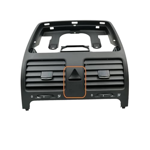 SQOGJSGZ Klimaanlage Entlüftung Für VW Für Jetta MK5 Für Golf 5 Für Rabbit Schwarz Dash Board Auto Air Outlet Vent 1K0819728 1K0819703 1K0819704 2004-2011 Klimaanlagendüsen(Genuine A) von SQOGJSGZ