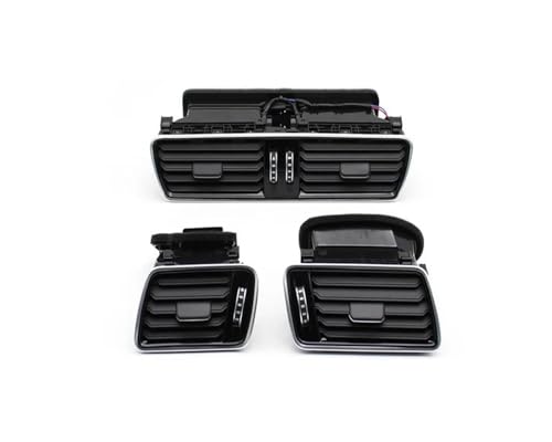 SQOGJSGZ Klimaanlage Entlüftung Für VW Für Passat B6 B7 Für CC R36 Piano Black Air Conditioning Links Rechts Zentral AC -Entlüftungsauslass 3AD819728A, 3AD819701A Klimaanlagendüsen(LHD Piano 3PCS) von SQOGJSGZ