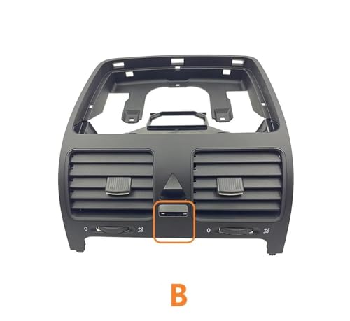 SQOGJSGZ Klimaanlage Entlüftung Für VW Für Sagitar Für Jetta MK5 Für Golf 5 MK5 Für Rabbit Dash Board Klimaanlage Heraus Grill Auto Air Outlet Vent Klimaanlagendüsen(Center B) von SQOGJSGZ