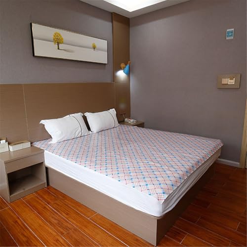 SQOYEI Bettlägerige Inkontinenz Bettunterlage Verdickt Wachstuch Inkontinenzauflage für Haustiere, Rutschfest Inkontinenzunterlage Waschbar Sozialhilfeeinrichtung(200x280cm,Blue violet) von SQOYEI