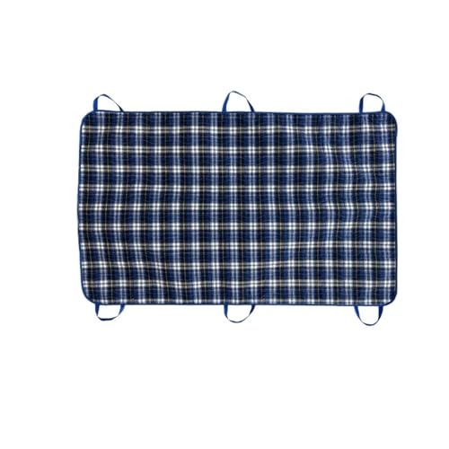 SQOYEI Bettlägerige ältere Menschen Inkontinenzunterlage Waschbar, Transferlaken Zum Drehen Inkontinenz Bettunterlage, Rutschfest Inkontinenzauflage Pflegeheim(Blue,90X150CM_WITH HANDLE) von SQOYEI