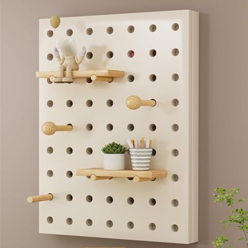 SQOYEI Holz Stromkasten Verkleidung Ohne Lochen, Sicherungskasten Abdeckung Mit Aufbewahrungsfach Wiederverwendbar, Büro Stromzählerkasten Dekorative Malerei Aufbewahrung(Vertical,60 * 50CM_White) von SQOYEI