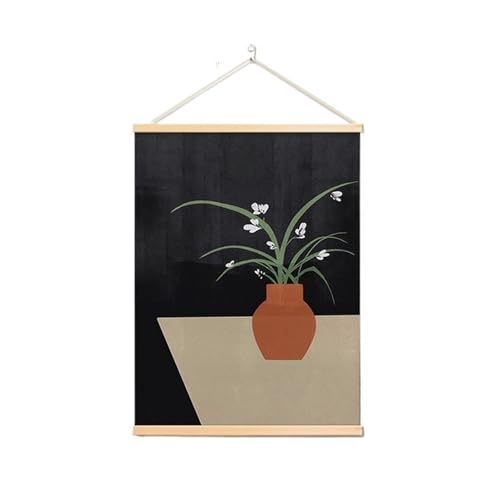 SQOYEI Retro Stromkasten Verkleidung Wandkunst, Hängende Gemälde Sicherungskasten Abdeckung, Vertikal Innen Stromzählerkasten Dekorative Malerei(45 * 60cm,Orchid) von SQOYEI