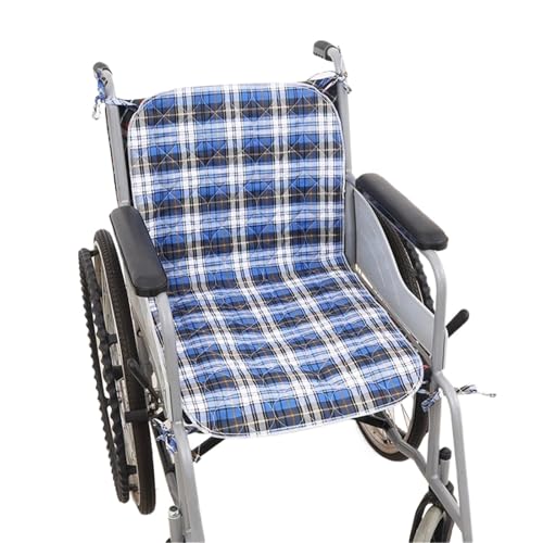 SQOYEI Tragbar Ausgehen Waschbare Inkontinenz Stuhlauflage, Hohe Saugfähigkeit Wiederverwendbar Inkontinenz Bettunterlage Mit Festem Seil Inkontinenzunterlage Waschbar(Blau) von SQOYEI