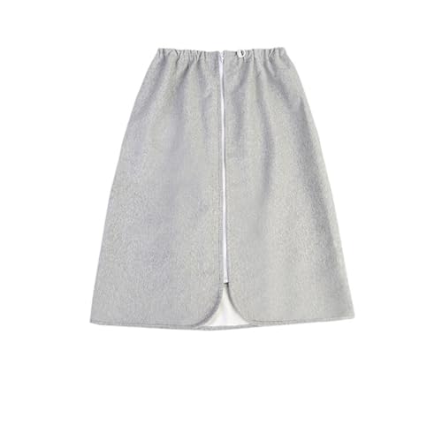 SQOYEI Verdickte Inkontinenz Bettunterlage Baumwolle Atmungsaktiv, Inkontinenzauflage für Hotels, Pflegeheime Inkontinenzunterlage Waschbar Verstellbar(Gray,L_ZIPPER TYPE) von SQOYEI