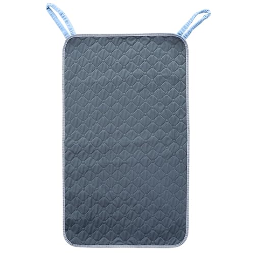 SQOYEI Waschbare Inkontinenz Stuhlauflage Mit Festem Seil, Rutschfest Inkontinenzunterlage Waschbar für Camping, Pflegeheime Inkontinenz Bettunterlage Senioren(Dark Grey) von SQOYEI