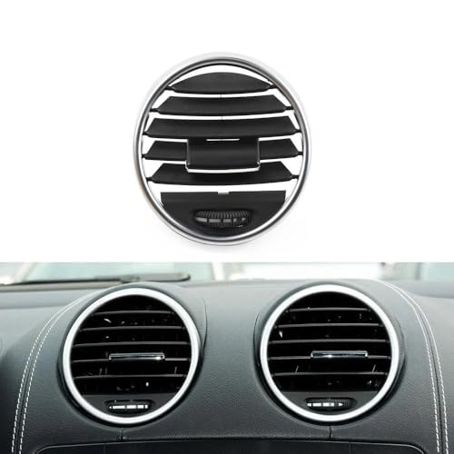 SQRHDF Vent Lüftungsgitter Auto Vorne Links Rechts Zentrale AC Air Vent Grille Outlet Für Mercedes Für Benz W164 M ML GL 300 350 450 500 2005-2012 Auto Front AC Vent(Black Central 1PC) von SQRHDF