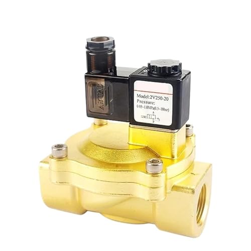 2V Series Fluid Controlvalve 2/2Way 2V130-10/15 2V250-20/25 Controls Solenoid Valve AC/DC 12V 24V 110V 220V(2V130-15,DC 12V) von SQSKSSWOB