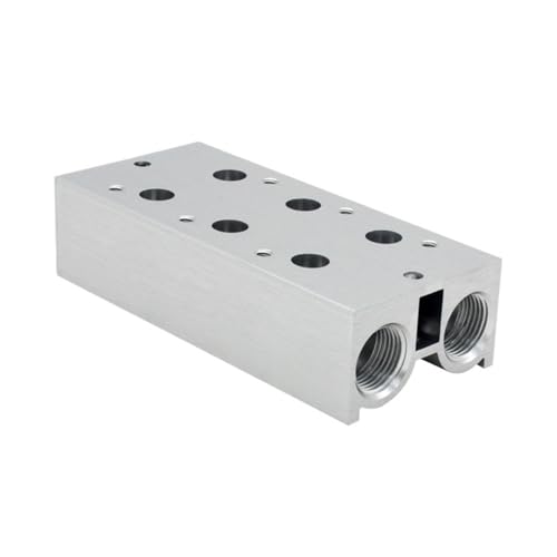 3V300M Verteiler for Magnetventile der Serie 3V300 3V310-10 Ventilplattenbasis Verteiler Luftauslass(3V100M 7F) von SQSKSSWOB
