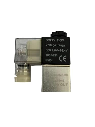 Air Solenoid Valves 2V025-08 1/4" Pneumatic Control Valve DC12V DC24V AC110V AC220V(AC220V) von SQSKSSWOB