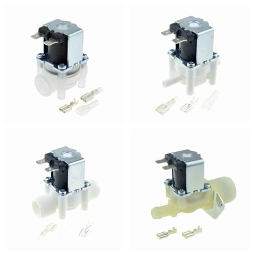 Elektrisches Kunststoff-Magnetventil 12 V 24 V 110 V 220 V Normalerweise Geschlossen 1/4 3/8 1/2 12 Mm Rohr Männlich Weiblich Wasser Lufteinlass-Durchflussventil(1PC 9.52mm Valve,DC 12V) von SQSKSSWOB