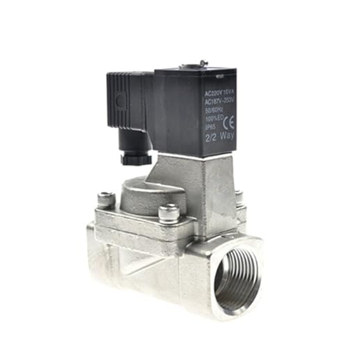 Fluid Control Valve 2KS Series 2KS150 2KS200 2KS250 Internally Piloted And Normally Opened Terminal/Grommet Type(2KS200-20(Terminal),AC110V (-C)) von SQSKSSWOB