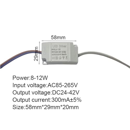 LED Driver 300mA Board 1-3W 3-7W 8-12W 13-18W 19-24W 24-36W LED Power Supply Unit Lighting Transformers For Driver Led Light(8-12W) von SQSKSSWOB