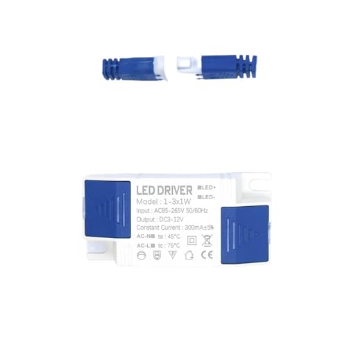 LED Power Supply Driver 1W 3W 4W 7W 8W 12W 18W 25W 36W 300mA Lighting Transformers For LED Power Light Panel Light Downlight DIY(1-3W DC3-12V) von SQSKSSWOB