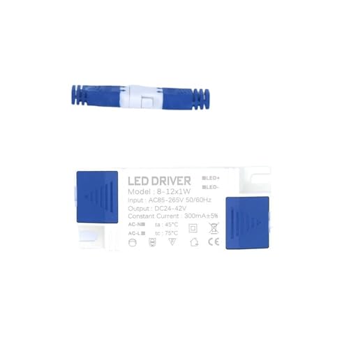 LED Power Supply Driver 1W 3W 4W 7W 8W 12W 18W 25W 36W 300mA Lighting Transformers For LED Power Light Panel Light Downlight DIY(8-12W DC24-42V) von SQSKSSWOB