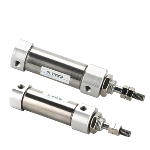 Pneumatic Air Cylinder Stainless Steel CDJ2B10 CDJ2B16 Mini Double Acting Single Rod Bore 10mm 16mm Stroke 5~150mm With Magnetic(30mm Stroke) von SQSKSSWOB