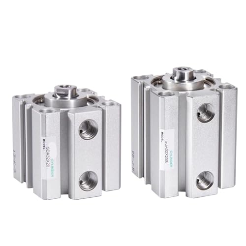 SDA32 Pneumatic Double Acting Compact Cylinder Stroke 5 10 15 20 25 30 35 40 45 50 60 70 75 80 90 100mm(SDA32x70) von SQSKSSWOB