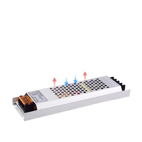 Ultra Thin LED Power Supply DC 12V 24V Lighting Transformers 60W 100W 150W 200W 300W 400W AC180-260V Driver For LED Strip Lights(200W,24V) von SQSKSSWOB