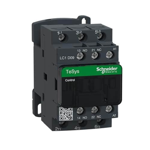 Schneider Electric TeSys D LC1D Leistungsschütz / 110 V ac Spule, 3 -polig 3 Schließer, 690 Vac/dc / 9 A von SQUARE D