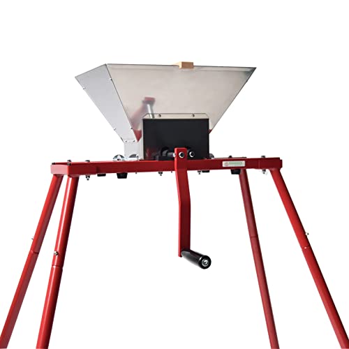 SQUEEZE master 7L Obstmühle mit Ständer, Edelstahl Apfelpresse, 7 Liter Handmühle, Edelstahltrichter, Nylonzähne SQUEEZE master 7L Obstmühle mit Ständer, Edelstahl Apfelpresse, 7 Liter Handmühle, Edelstahltrichter, Nylonzähne von SQUEEZE master