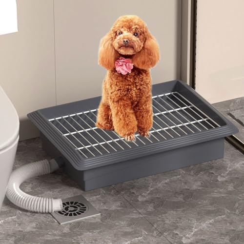 Hundetoilette, Corgi-Töpfchentrainingstoilette, Hundetöpfchentablett, leicht zu reinigen, abnehmbares Netz, wiederverwendbares Trainertablett for das Welpentraining Hundetoilette, Corgi-Töpfchentrainingstoilette, Hundetöpfchentablett, leicht zu reinigen, abnehmbares Netz, wiederverwendbares Trainertablett for das Welpentraining von SQUZO