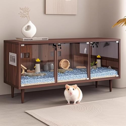 Meerschweinchenkäfig Aus Holz für Kaninchen, Meerschweinchen, Chinchillas, Hamster Und Meerschweinchen – Abgebildetes Zubehör Nicht Im Lieferumfang Enthalten Meerschweinchenkäfig Aus Holz für Kaninchen, Meerschweinchen, Chinchillas, Hamster Und Meerschweinchen – Abgebildetes Zubehör Nicht Im Lieferumfang Enthalten von SQUZO
