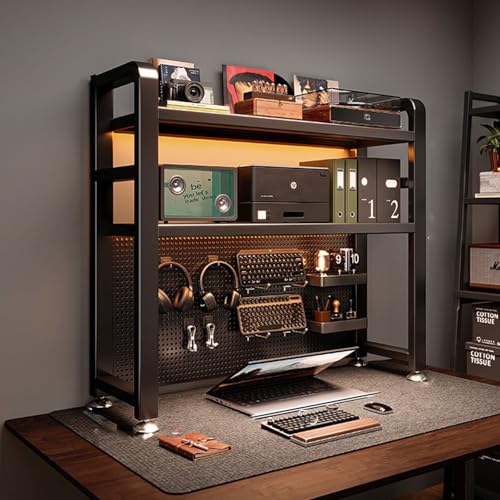 SQUZO Schreibtisch Regal Organizer, Schreibtischregal Für Die Tischplatte, Stahl-Stecktafelsystem Zum Anklemmen, Mehrzweck-BüRo-Organizer, VerstäRkter Stahlrahmen Für Stabilität(Black,75 * 25 * 97cm) SQUZO Schreibtisch Regal Organizer, Schreibtischregal Für Die Tischplatte, Stahl-Stecktafelsystem Zum Anklemmen, Mehrzweck-BüRo-Organizer, VerstäRkter Stahlrahmen Für Stabilität(Black,75 * 25 * 97cm) von SQUZO