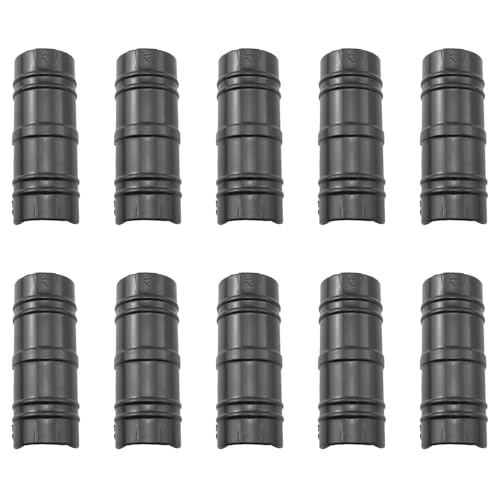 SQXBK 10 Stück Druckknöpfe, 32 mm, Film-Clip-Verbindungs-Set, Gewächshaus, feste Schnappverschlüsse für Sonnenschutz, Insektennetze, wasserdichte Stoffablaufabdeckungen, Schwarz von SQXBK