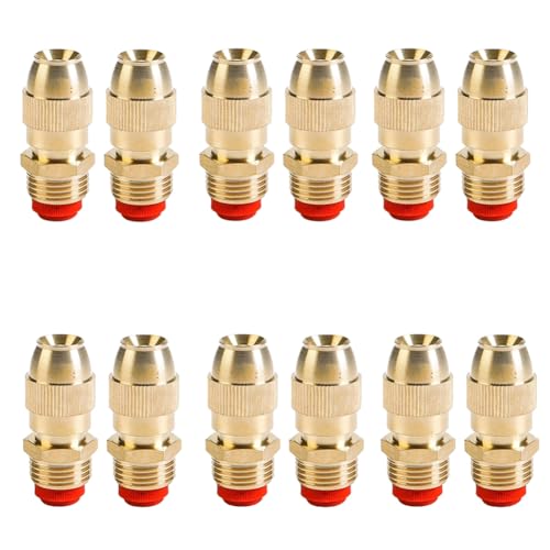 1/2 "Messingdüse Zerstäubung, einstellbare Sprinklerkopf Rasen Nebel Sprinkler Terrasse Gartenbewässerung 5pcs Adjustable atomization spray head 5 Stücke von SQYDFDC
