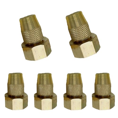10 Einstellbare Strömungssprays, Gartenbewässerungssprinkler mit einstellbarer Sprühgröße von 18 mm (0,71 Zoll) Gewinde für landwirtschaftliche Terrassennebelsysteme. 8-edge adjustable nozzle 20pcs von SQYDFDC