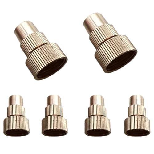 10 Einstellbare Strömungssprays, Gartenbewässerungssprinkler mit einstellbarer Sprühgröße von 18 mm (0,71 Zoll) Gewinde für landwirtschaftliche Terrassennebelsysteme. Round adjustable nozzle 20pcs von SQYDFDC