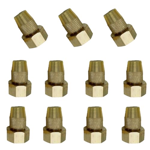 10pcs Einstellbare Kupfergebäude -Düsengebäude Zerstäubungsmikrosprinkler Gartenkühlung Bewässerungsausrüstung Rasen Gemüse Gewächshaus 8-edge adjustable nozzle 20pcs von SQYDFDC