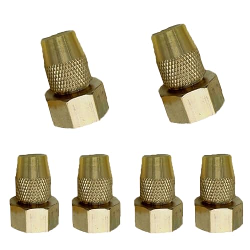 10pcs einstellbare reine Kupferdüse, geeignet für Landwirtschaft, Gewächshaus, Zerstäubung/Bewässerung, Gartenlandschaft usw. 8-edge adjustable nozzle 20pcs von SQYDFDC