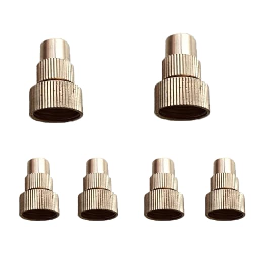 10pcs einstellbare reine Kupferdüse, geeignet für Landwirtschaft, Gewächshaus, Zerstäubung/Bewässerung, Gartenlandschaft usw. Round adjustable nozzle 20pcs von SQYDFDC