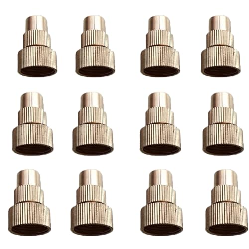 Einstellbare Messingdüse, geeignet für Herbizide, Düngemittel; Geeignet für Landwirtschaft, Rasen, Garten oder Gemüsewässerung (10 Prozent) Round adjustable nozzle 20pcs von SQYDFDC
