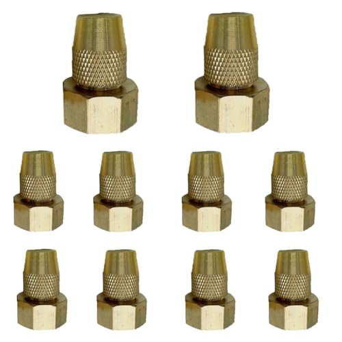 Messing einstellbare reine Kupferdüse, massives Messing, einstellbares verdrehter Drucksprühgerät (10pcs) 8-edge adjustable nozzle 20pcs von SQYDFDC