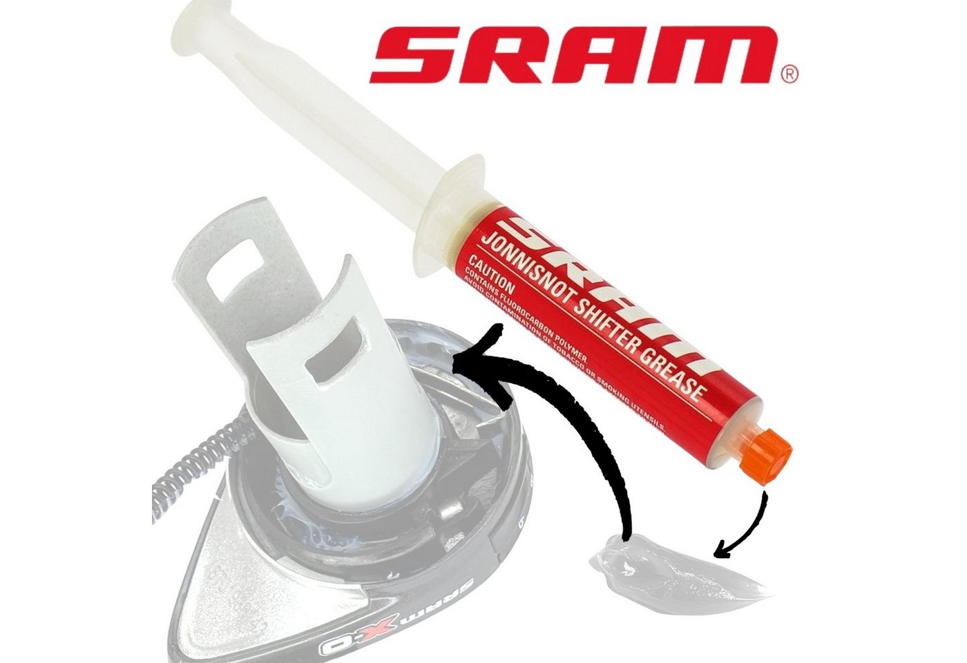 SRAM Fahrrad-Montageständer Sram Jonnisnot Spezialfett Fahrrad Schaltung Wartung Spritztube von SRAM