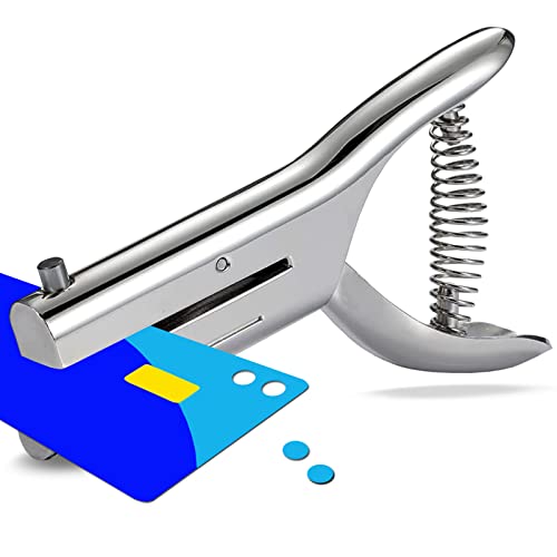 Lochzange Einzelloch Locher 10mm Einzellochstanze Metall Lochzange Papier Locher Hochleistungslocher als Schreibtischzubehör mit Mehrfachblattkapazität für A4 Papier,idealer Lochstanzer für Ordner uvm von SRAYG