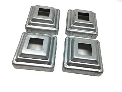 4x Abdeck Rosette verzinkt 20x20 für Geländerstäbe, eckig, Abdeckung rosete 1 Stck 4x Abdeck Rosette verzinkt 20x20 für Geländerstäbe, eckig, Abdeckung rosete 1 Stck von SRB