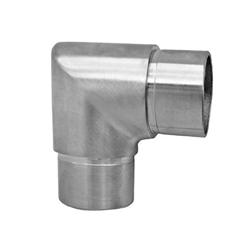 Fitting Edelstahl Geländer Steckfitting Handlauf Eckbogen Rohr 42,4 V2A Rohrverbinder A2 Rohr Eck 90 Grad von SRB