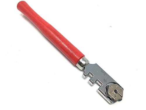 Glasschneider mit Abbrechkante Glastrenner Ölglasschneider Dickglasschneider Glas mit 6 Rädchen Fenster Scheibe Vitriene von SRB