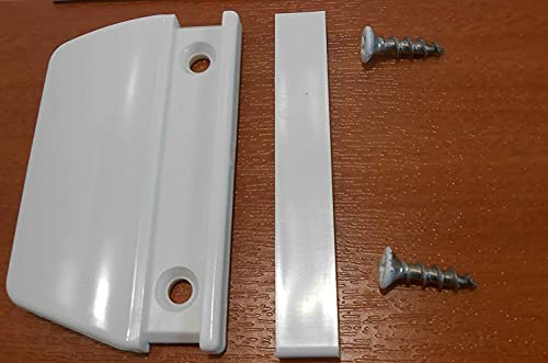 MACO Glasfalzgriff Balkontürgriff Ziehgriff für Terassentür Weiss Pvc +Schraube MACO Glasfalzgriff Balkontürgriff Ziehgriff für Terassentür Weiss Pvc +Schraube von SRB