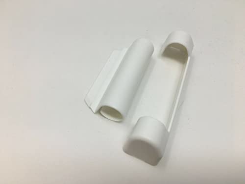 Maco Abdeckkappenset 2tlg. weiss Kunststofffenster Schere 80mm lng Drutex von SRB