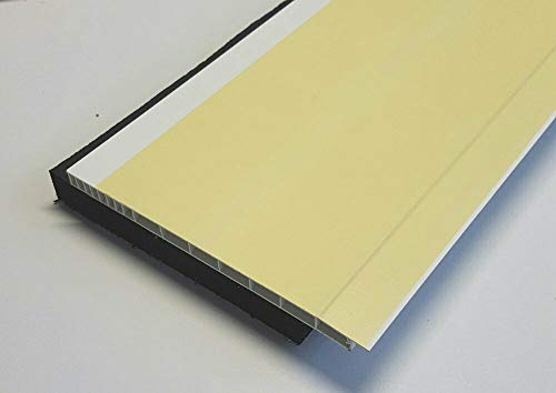 Menke Rollladendeckel Schallschutz mit Flex-Schaum & Schwerfolie 180 mm breit Rollladenkastendeckel Rollladendämmung (Tiefe 200, Länge 100 cm) von SRB