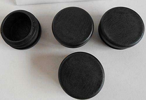 Rohrstopfen Lamellenstopfen Rohrkappe Abdeckung rund Endkappe Gleiter Abdeckkappe schwarz (34 mm) von SRB