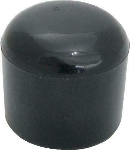 Rohrstopfen Lamellenstopfen Rohrkappe Rundstopfen Rohrabdeckung rund Endkappe Schutzkappen Fußkappen Kunststoff Rohraußen schwarz Rundrohr PVC (49-51 mm) von SRB