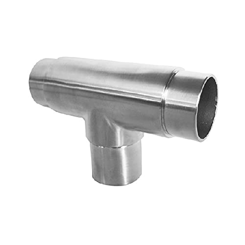 T-Stück Verbinder für Rohr Ø 42.4 x 2.0 mm V2A Edelstahl Rohrsteckwinkel von SRB